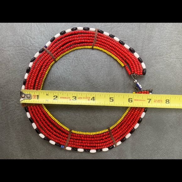 African Inspired Beaded Necklace - Picture 3 of 3